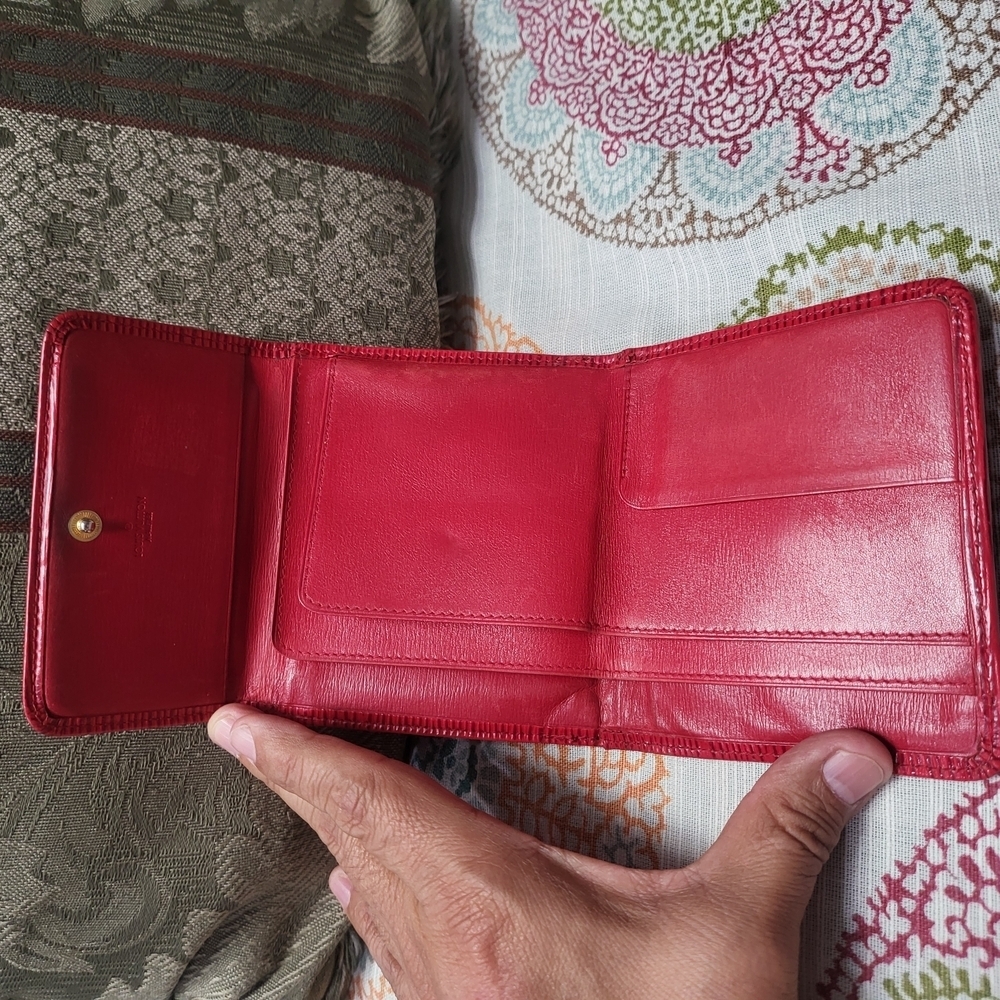 Louis Vuitton Red Epi Leather Wallet - Picture 4 of 8
